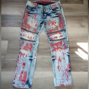 Heritage America Horror Scene Skinny Jeans